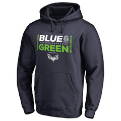 NFL Seattle Seahawks Alternate Team Logo Gear Blue & Green Pullover Hoodie