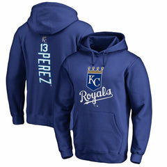 Salvador Perez Kansas City Royals Backer Pullover Hoodie - Royal