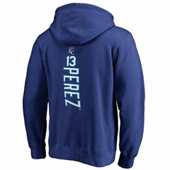 Salvador Perez Kansas City Royals Backer Pullover Hoodie - Royal