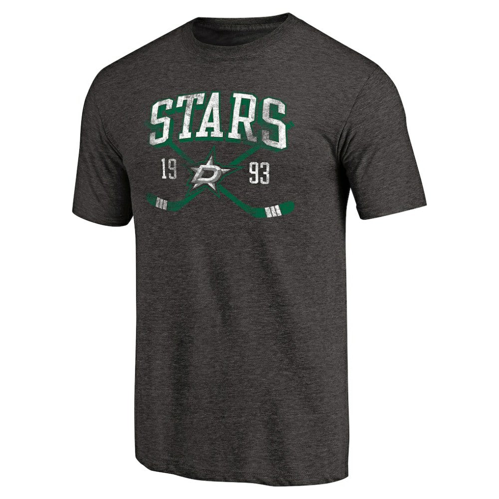 Dallas Stars Vintage Collection Line Shift Tri-Blend T-Shirt