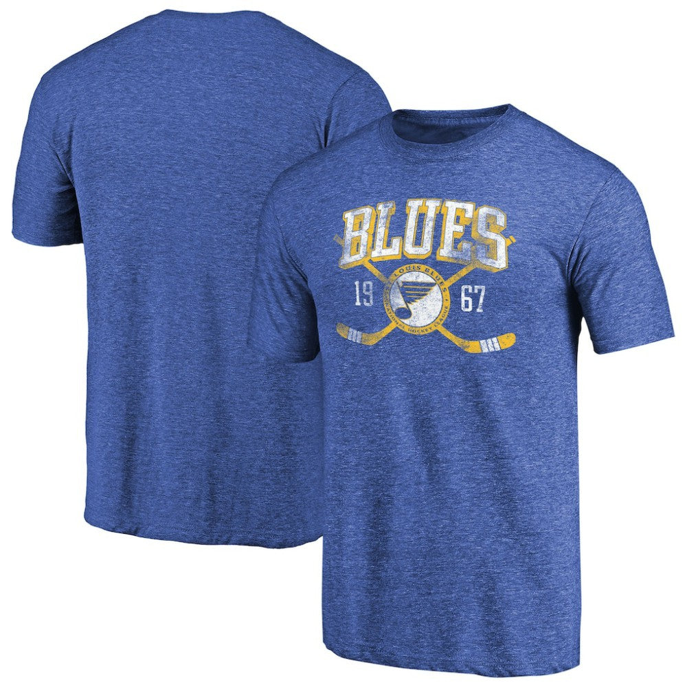 St. Louis Blues Vintage Collection Line Shift Tri-Blend T-Shirt