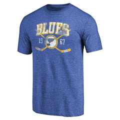 St. Louis Blues Vintage Collection Line Shift Tri-Blend T-Shirt