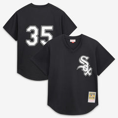 Frank Thomas Chicago White Sox Authentic Batting Practice Jersey - Black | Mitchell & Ness