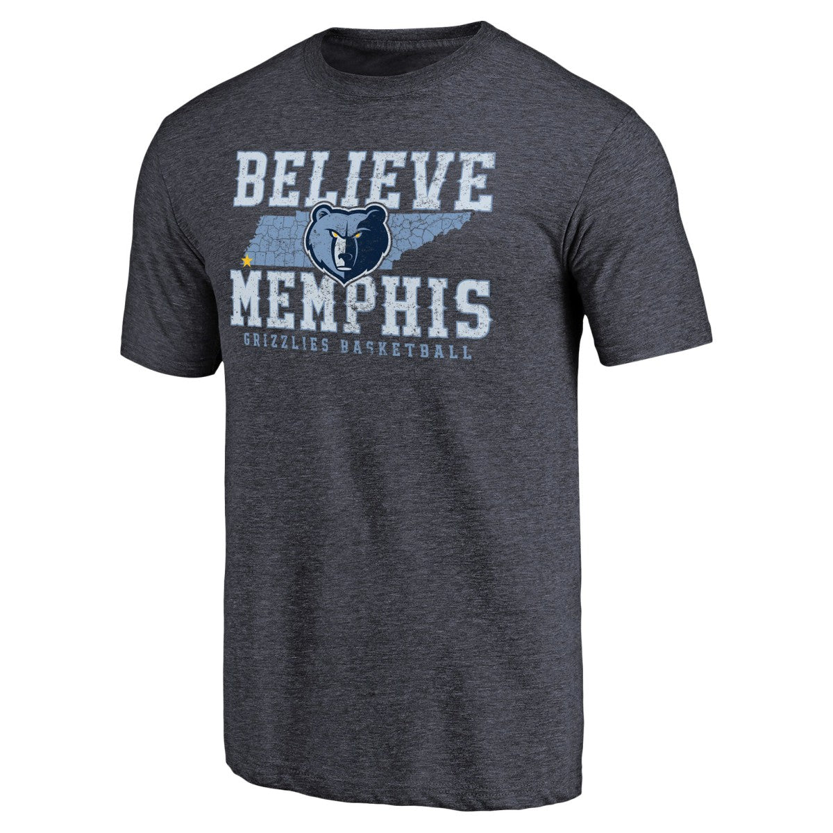 Memphis Grizzlies Believe Memphis Hometown Collection Tri-Blend T-Shirt - Navy sale