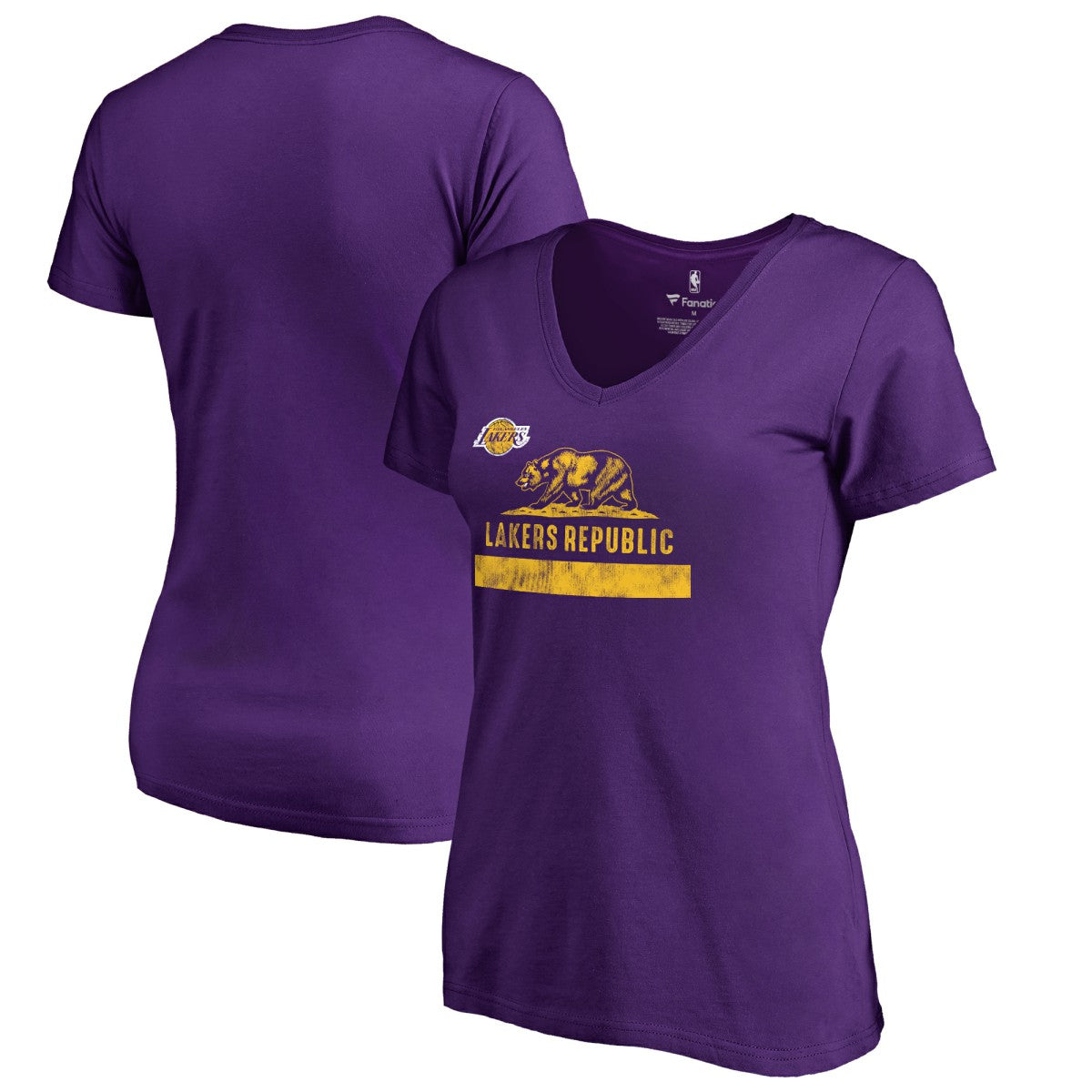 Los Angeles Lakers Women's Lakers Republic Hometown Collection T-Shirt - Purple for sale