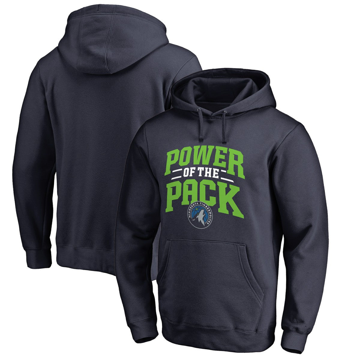 Minnesota Timberwolves Power of the Pack Hometown Collection Pullover Hoodie - Navy shop