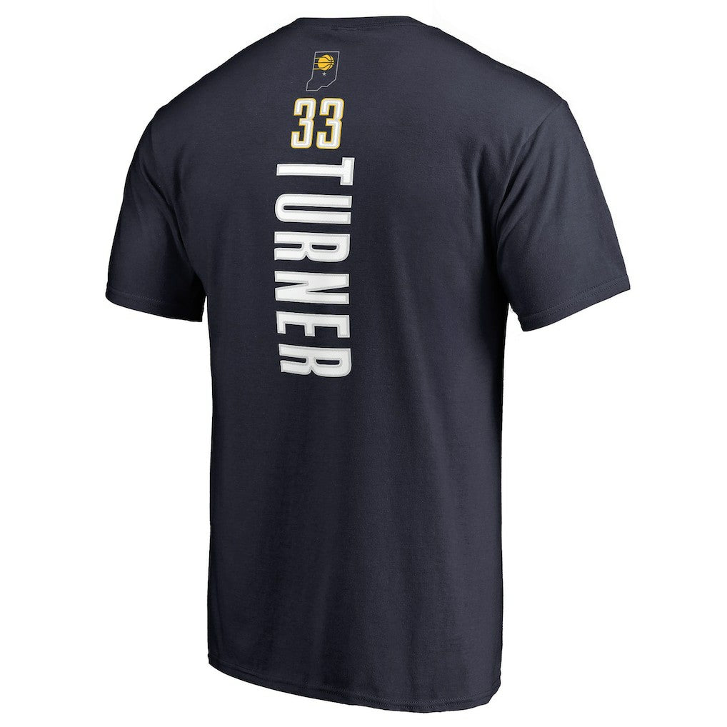 Myles Turner Indiana Pacers Backer Name and Number T-Shirt - Navy online