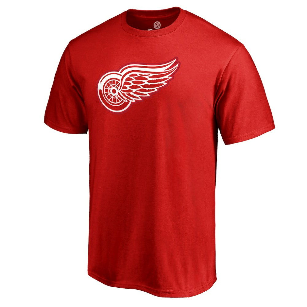Dylan Larkin Detroit Red Wings Team Logo Backer Name & Number T-Shirt