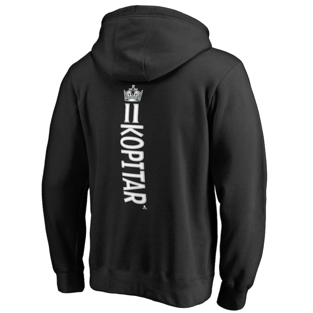 Anze Kopitar Los Angeles Kings Backer Name & Number Pullover Hoodie
