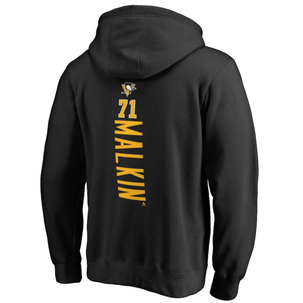 Evgeni Malkin Pittsburgh Penguins Backer Name & Number Pullover Hoodie