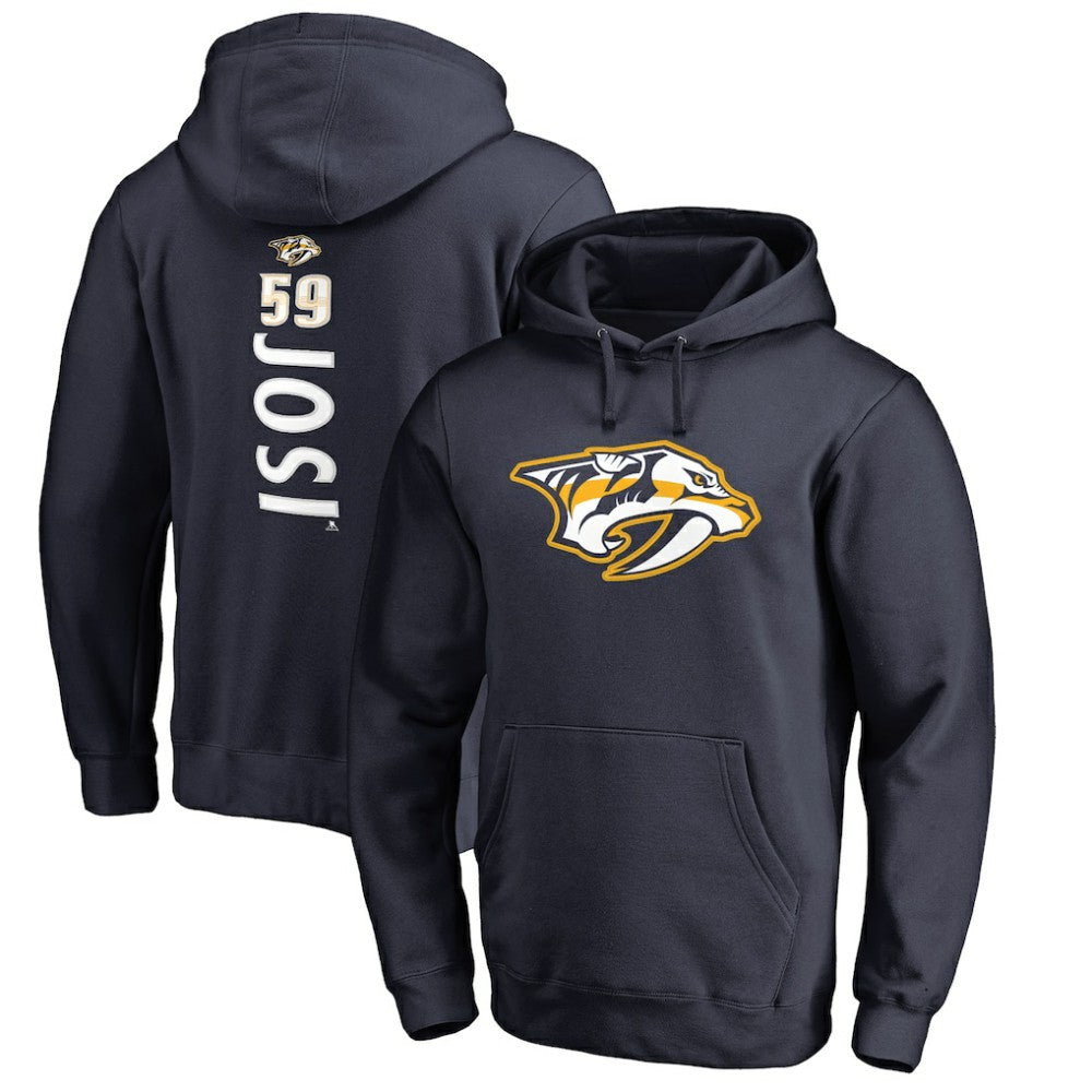 Roman Josi Nashville Predators Backer Name & Number Pullover Hoodie