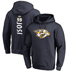 Roman Josi Nashville Predators Backer Name & Number Pullover Hoodie
