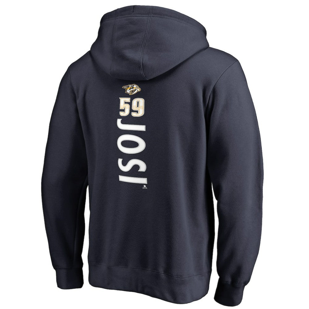 Roman Josi Nashville Predators Backer Name & Number Pullover Hoodie