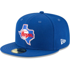 Texas Rangers Cooperstown Collection Wool 59FIFTY Fitted Hat - Blue | New Era