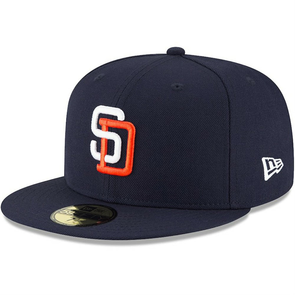 San Diego Padres Cooperstown Collection Wool 59FIFTY Fitted Hat - Navy | New Era