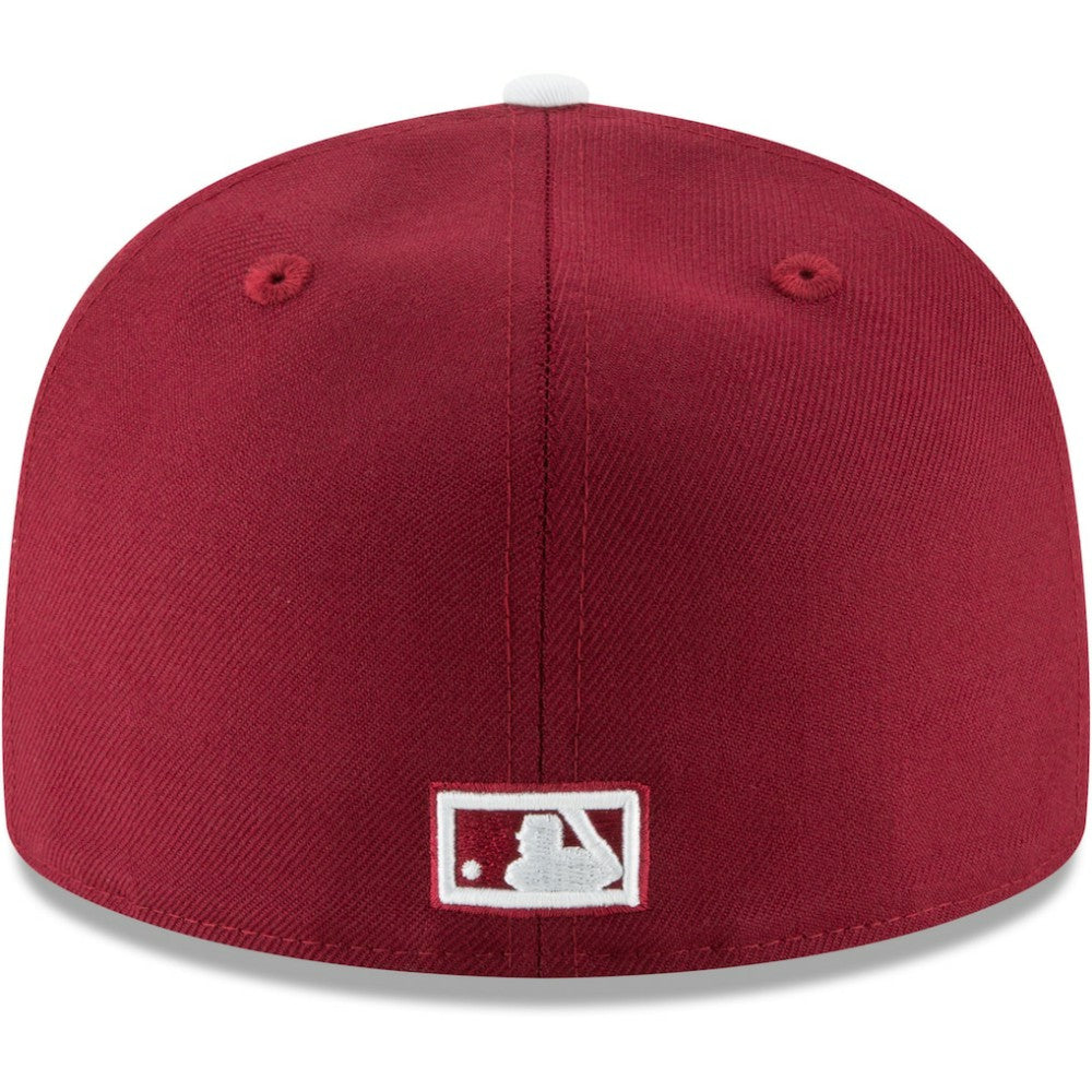 Philadelphia Phillies Cooperstown Collection Wool 59FIFTY Fitted Hat - Maroon | New Era
