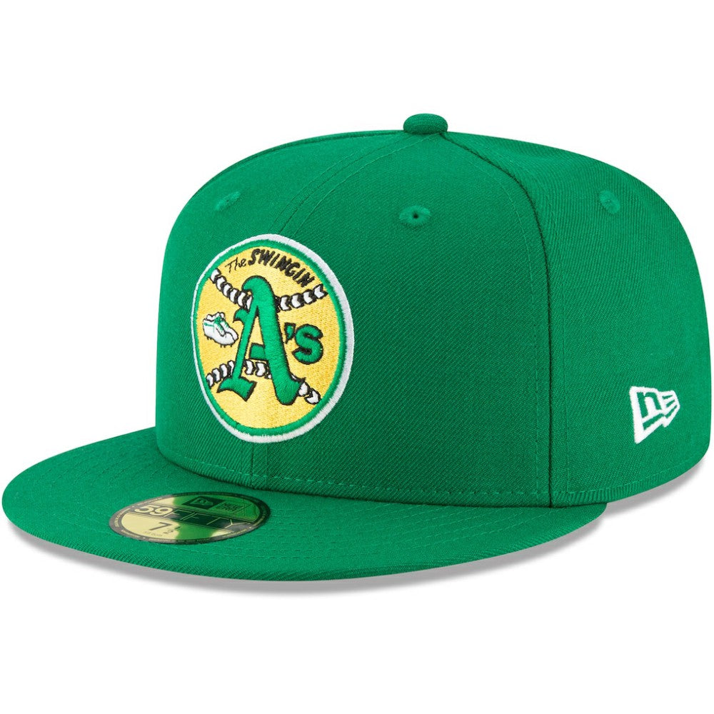 Athletics Cooperstown Collection Wool 59FIFTY Fitted Hat - Green | New Era