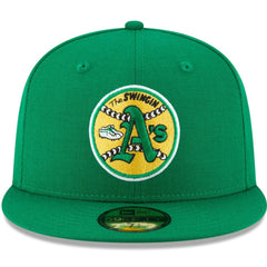 Athletics Cooperstown Collection Wool 59FIFTY Fitted Hat - Green | New Era