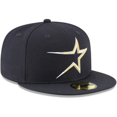 Houston Astros Cooperstown Collection Wool 59FIFTY Fitted Hat - Navy | New Era