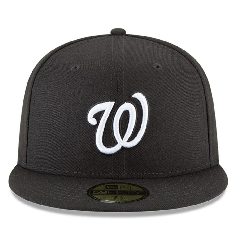 Washington Nationals 59FIFTY Fitted Hat - Black | New Era