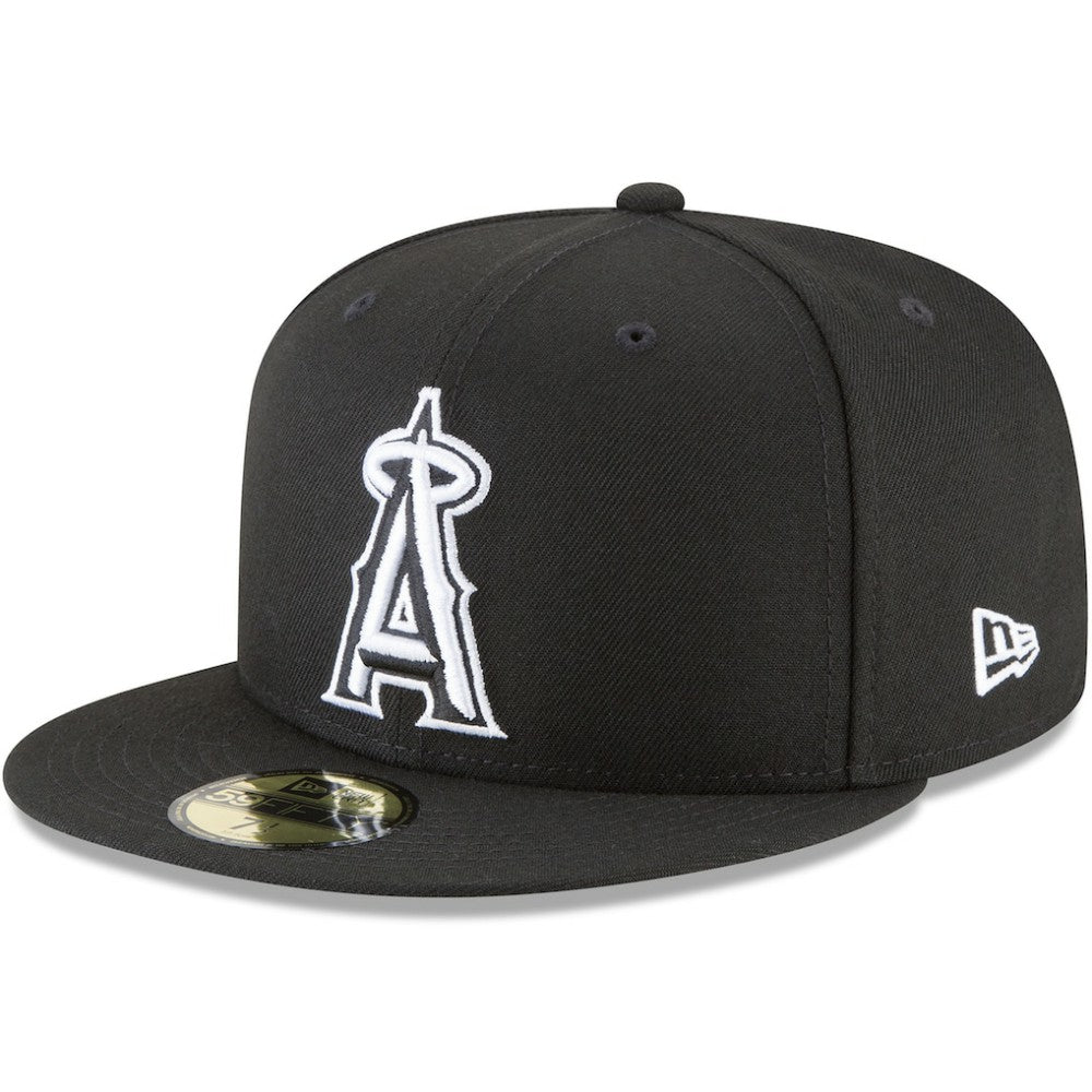 Los Angeles Angels 59FIFTY Fitted Hat - Black | New Era