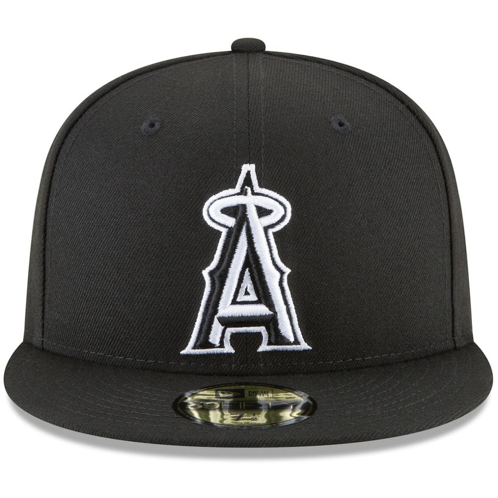 Los Angeles Angels 59FIFTY Fitted Hat - Black | New Era