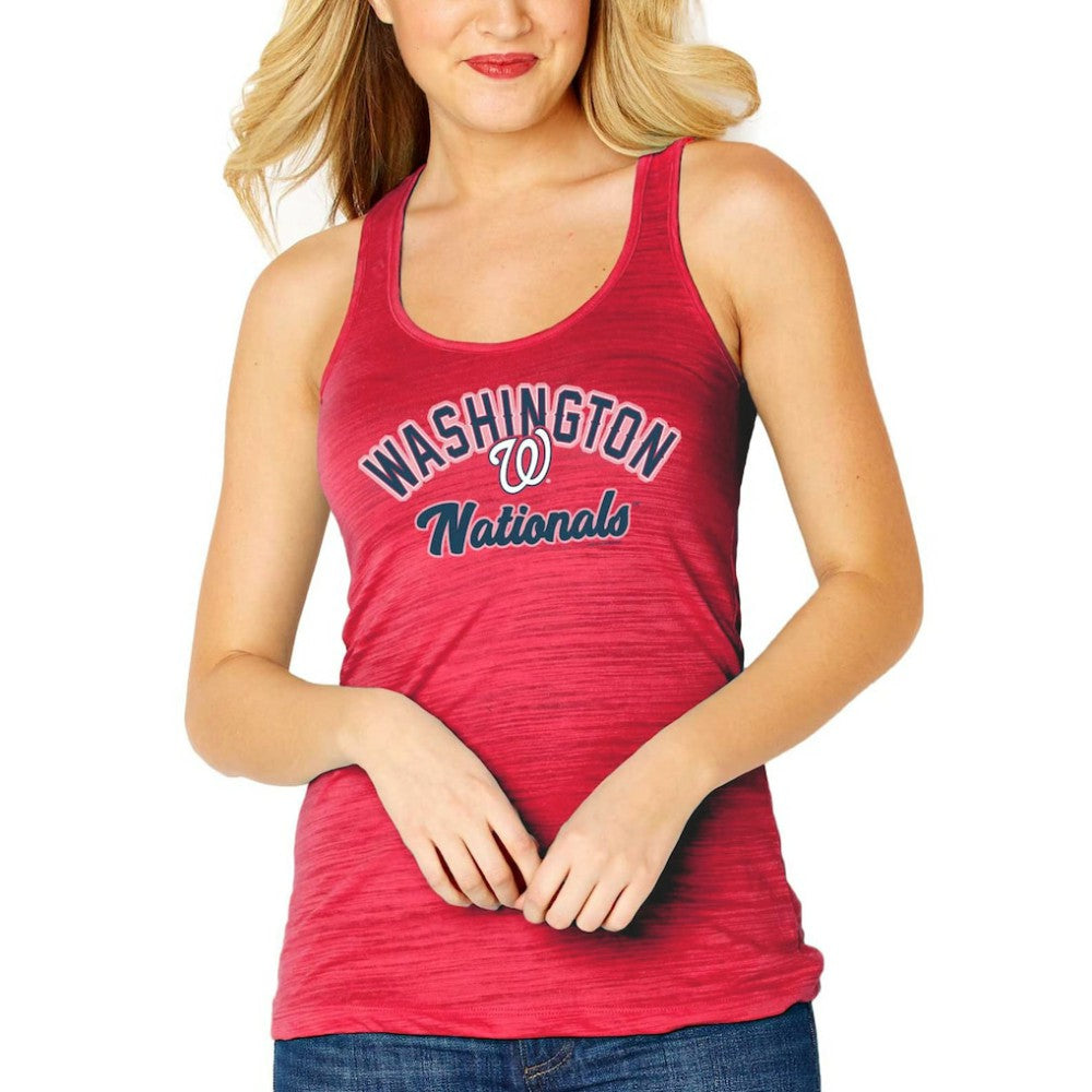 Washington Nationals Soft as a Grape Women's Multicount Racerback Tank Top - Red