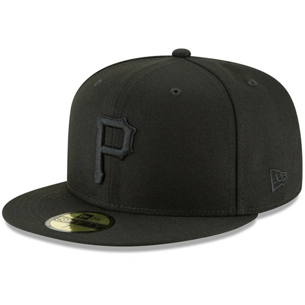 Pittsburgh Pirates Primary Logo Basic 59FIFTY Fitted Hat - Black | New Era