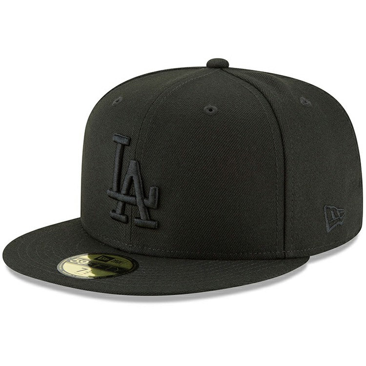 Los Angeles Dodgers Primary Logo Basic 59FIFTY Fitted Hat - Black | New Era