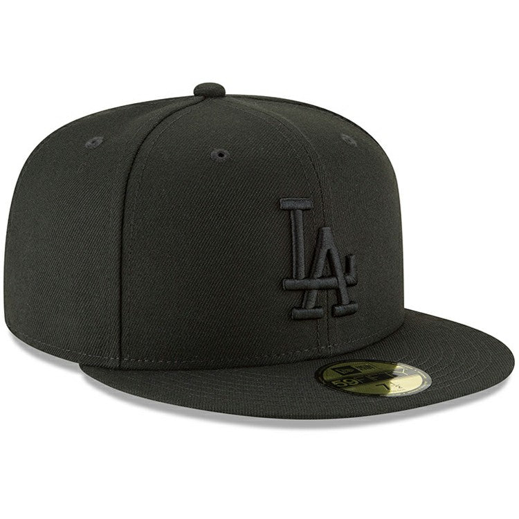 Los Angeles Dodgers Primary Logo Basic 59FIFTY Fitted Hat - Black | New Era