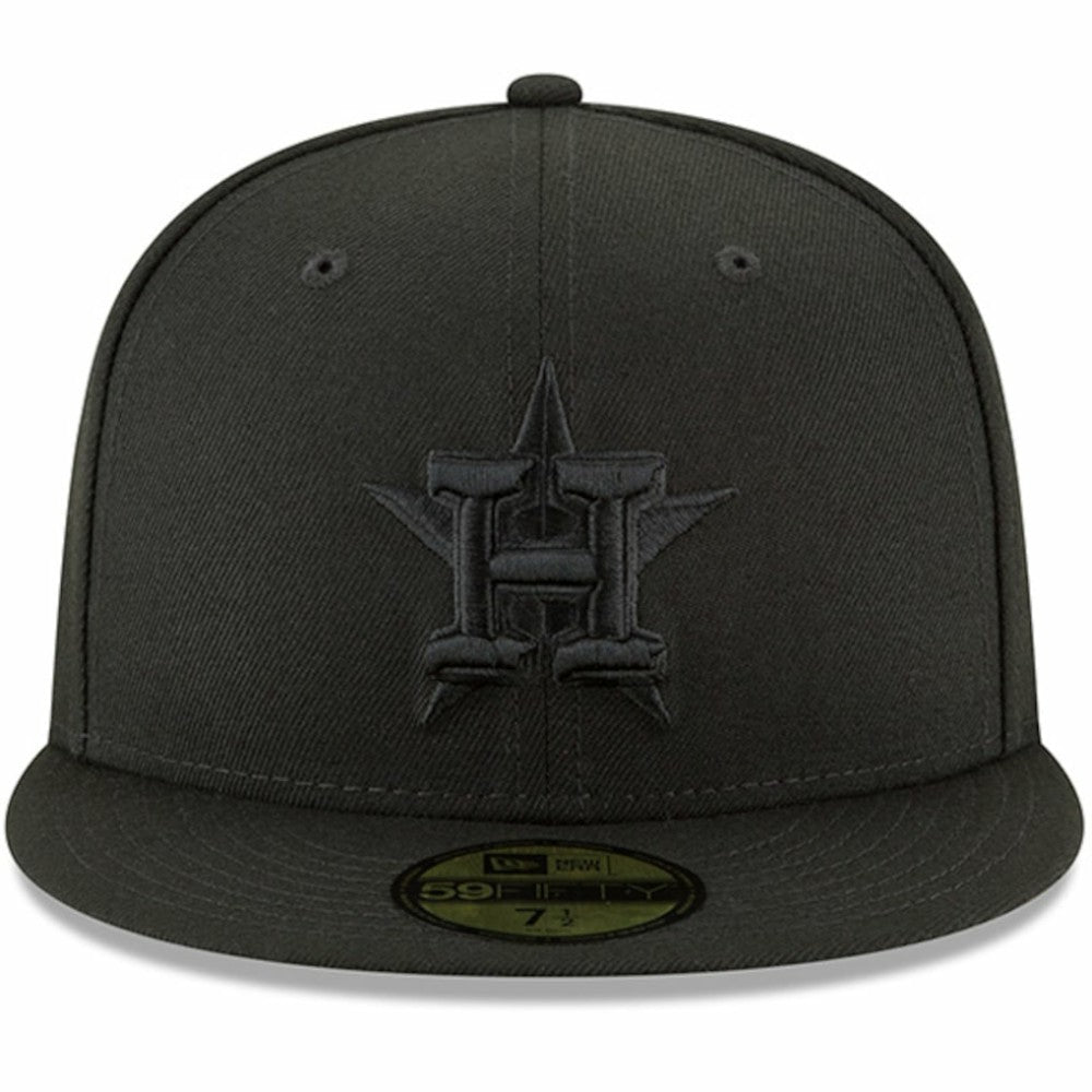 Houston Astros Primary Logo Basic 59FIFTY Fitted Hat - Black | New Era