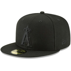 Los Angeles Angels Primary Logo Basic 59FIFTY Fitted Hat - Black | New Era