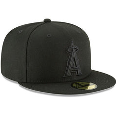 Los Angeles Angels Primary Logo Basic 59FIFTY Fitted Hat - Black | New Era