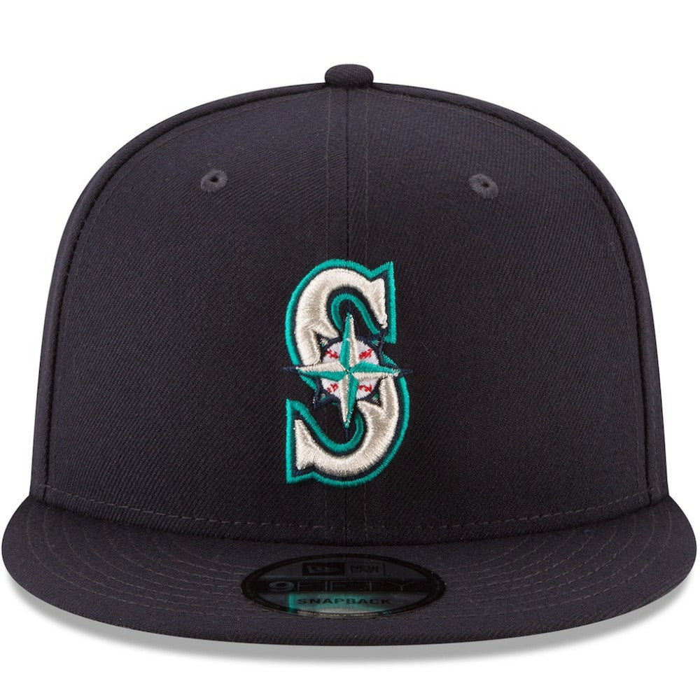 Seattle Mariners Team Color 9FIFTY Snapback Hat - Navy | New Era