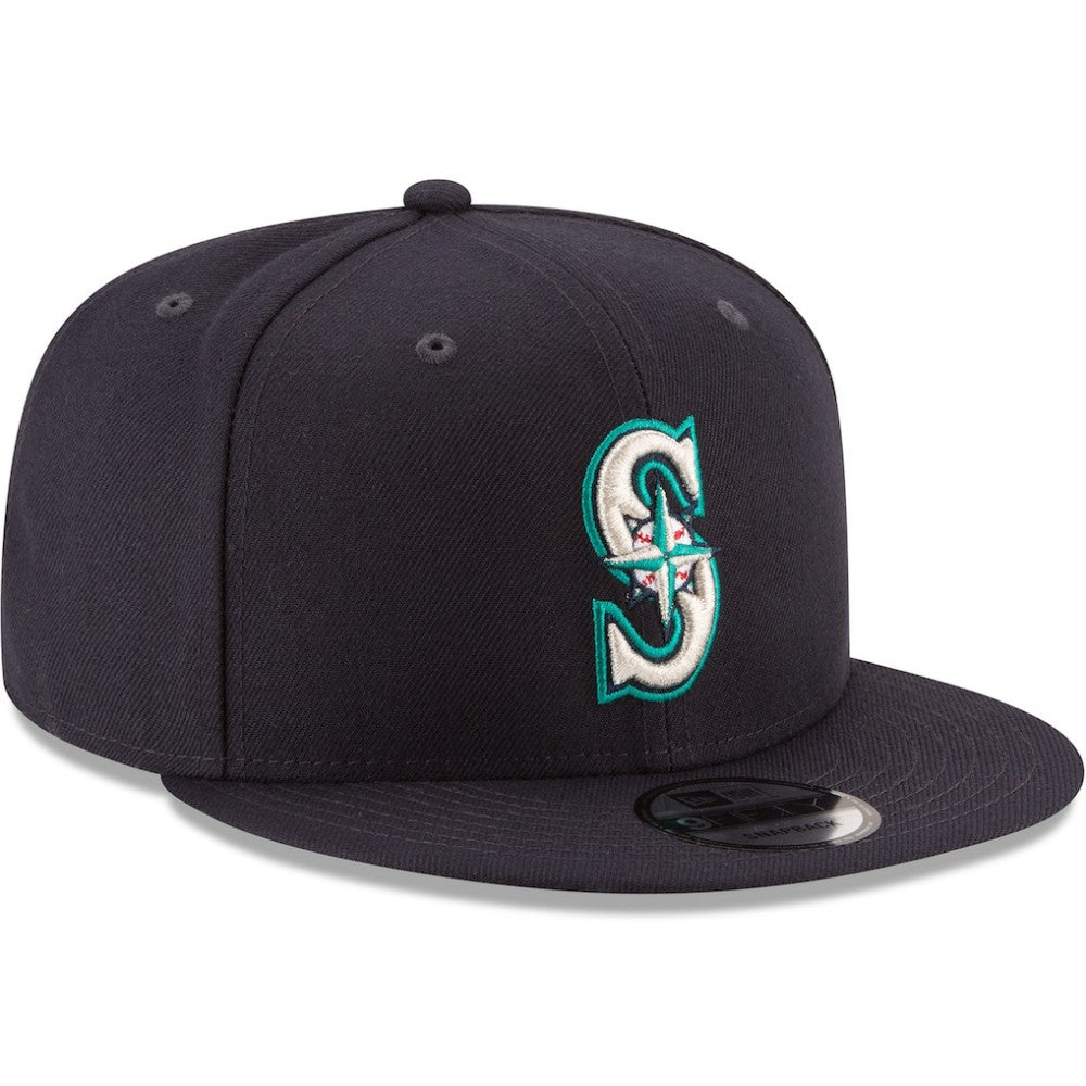 Seattle Mariners Team Color 9FIFTY Snapback Hat - Navy | New Era