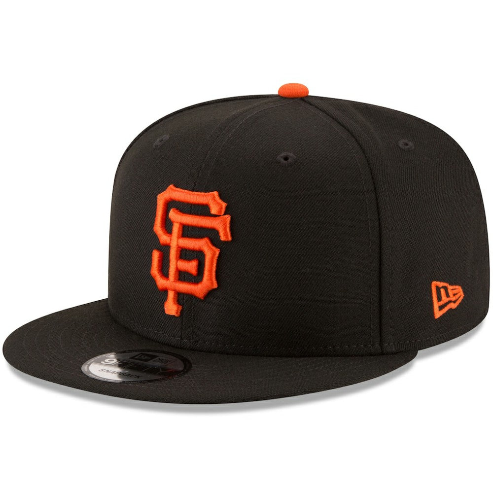 San Francisco Giants Team Color 9FIFTY Snapback Hat - Black | New Era