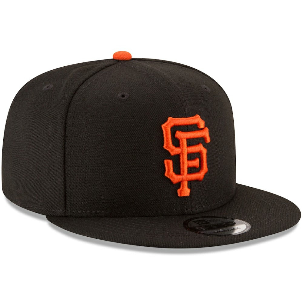 San Francisco Giants Team Color 9FIFTY Snapback Hat - Black | New Era