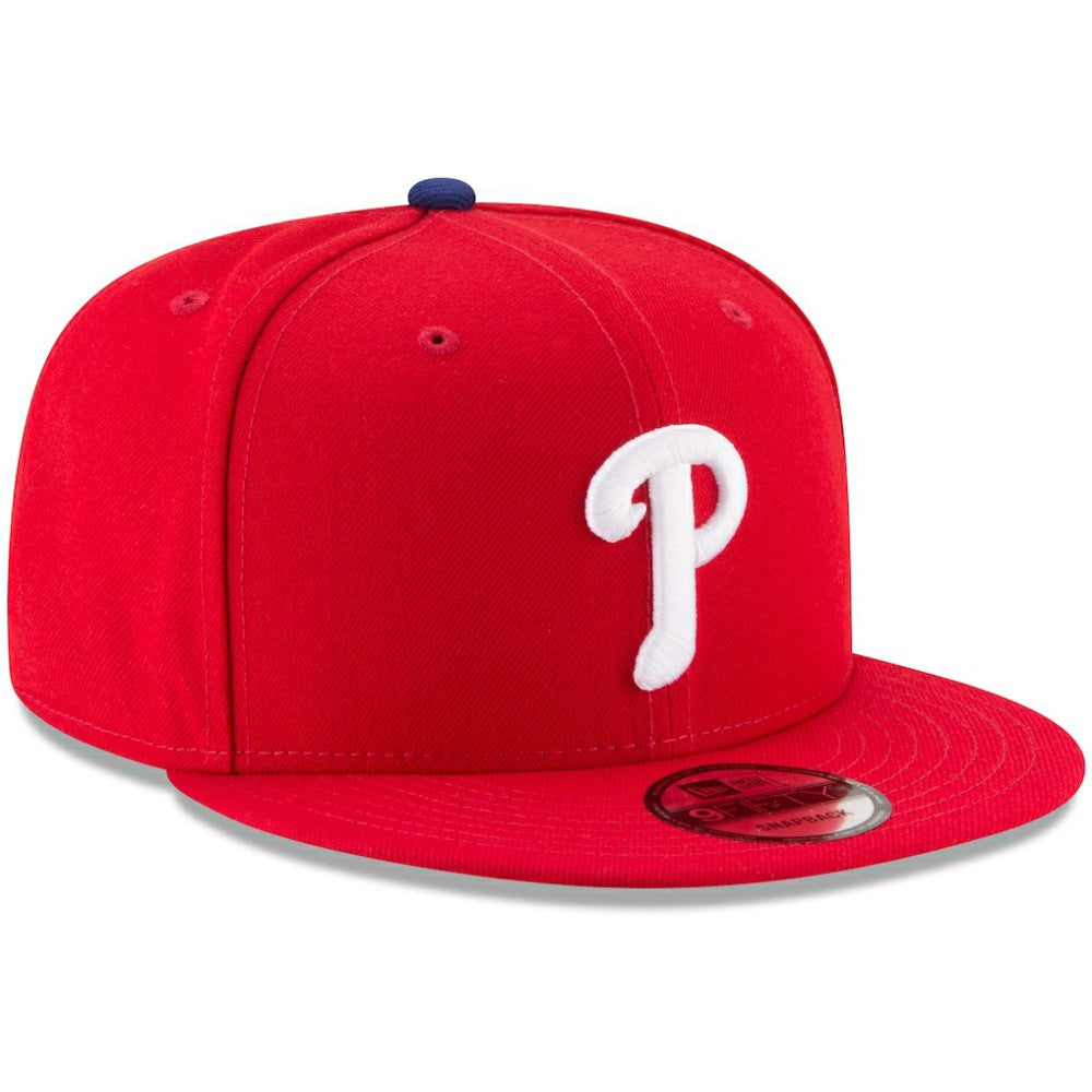 Philadelphia Phillies Team Color 9FIFTY Snapback Hat - Red | New Era