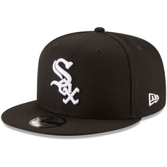 Chicago White Sox Team Color 9FIFTY Snapback Hat - Black | New Era