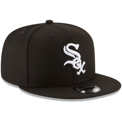 Chicago White Sox Team Color 9FIFTY Snapback Hat - Black | New Era