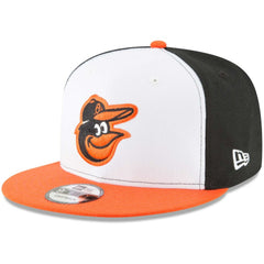 Baltimore Orioles Team Color 9FIFTY Snapback Hat - White/Orange | New Era