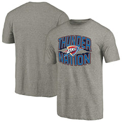 Oklahoma City Thunder Thunder Nation Hometown Collection Tri-Blend T-Shirt - Gray shop