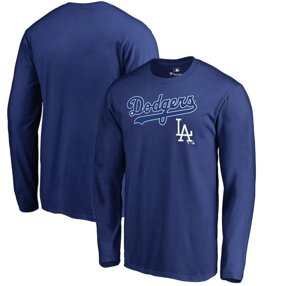Los Angeles Dodgers Cooperstown Collection Wahconah Long Sleeve T-Shirt - Royal