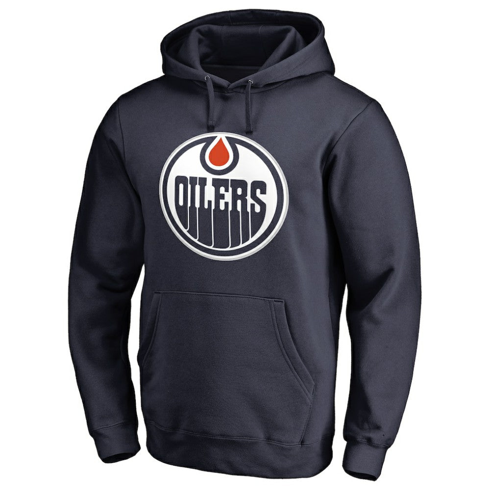 Connor McDavid Edmonton Oilers Backer Name & Number Pullover Hoodie