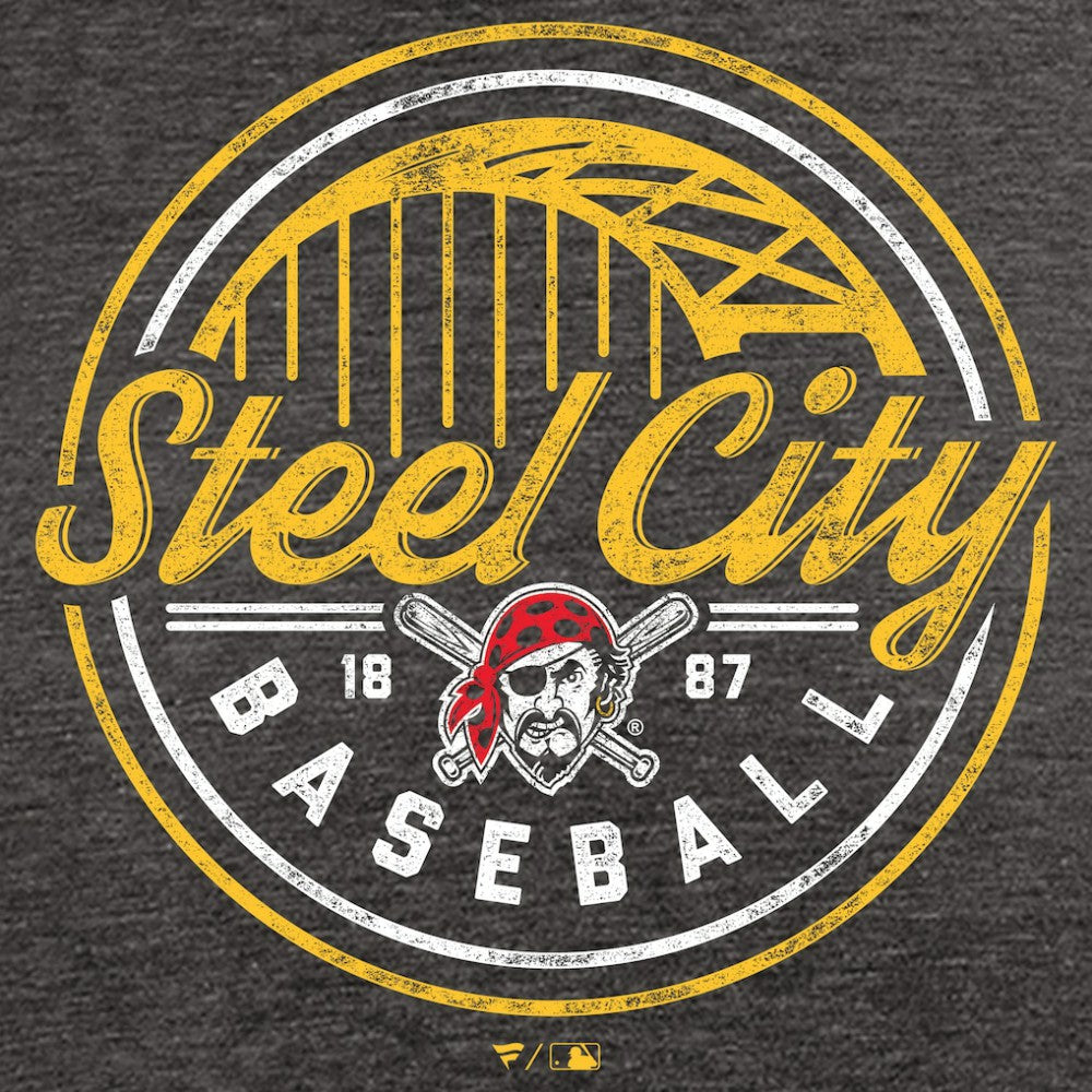 Pittsburgh Pirates Hometown Collection Steel City T-Shirt - Black