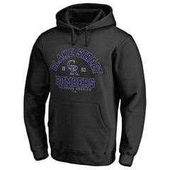 Colorado Rockies Hometown Collection Blake Street Pullover Hoodie - Black