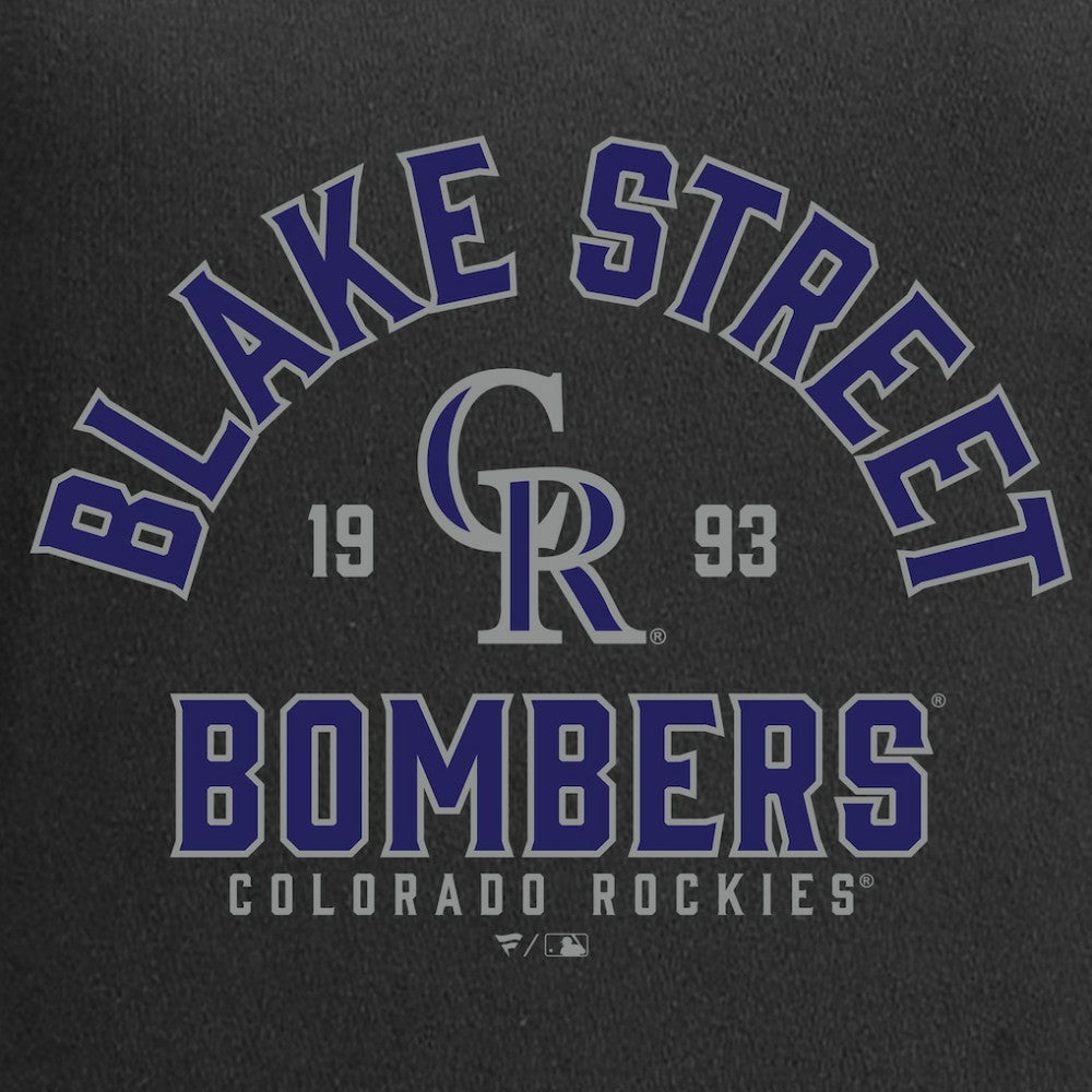 Colorado Rockies Hometown Collection Blake Street Pullover Hoodie - Black