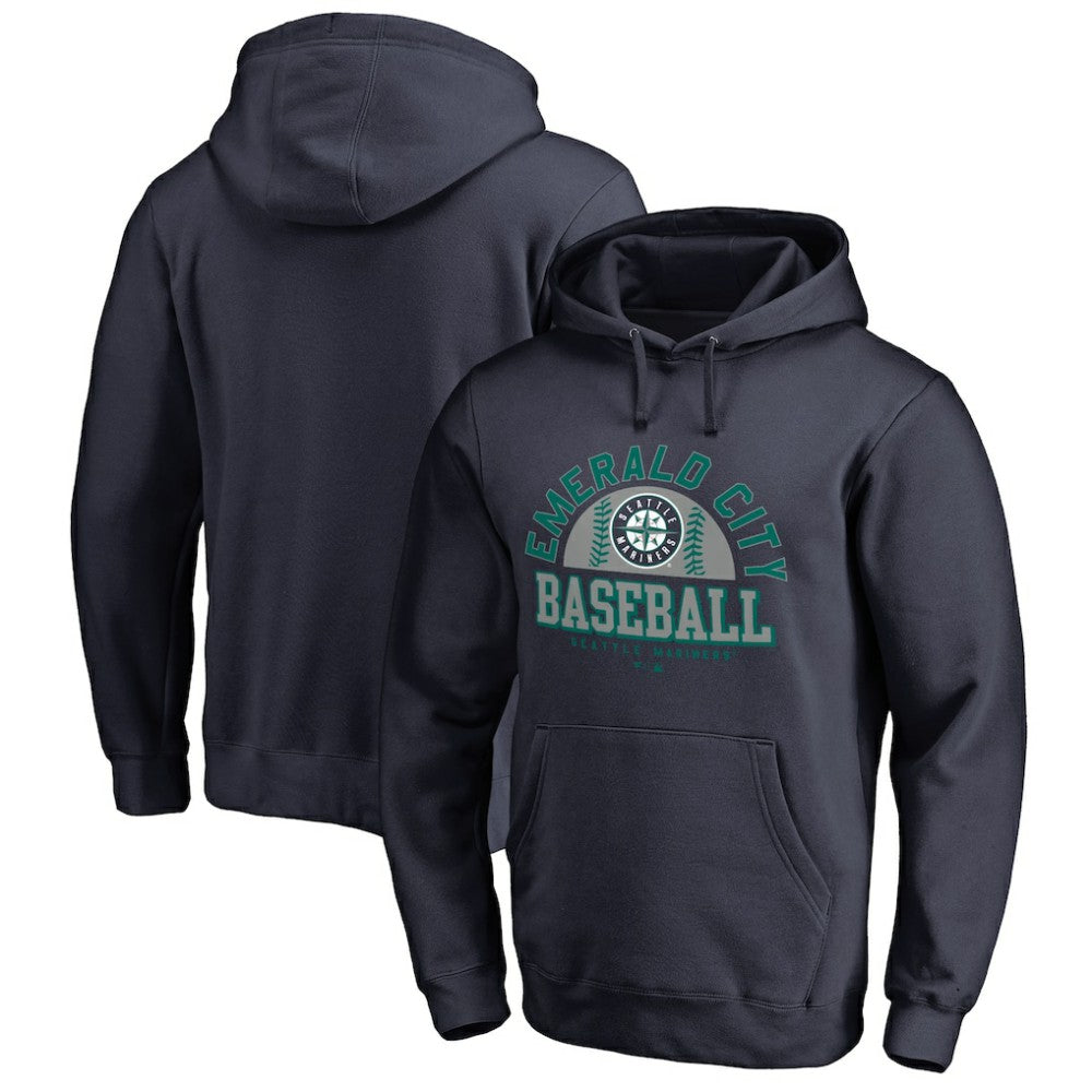 Seattle Mariners Hometown Collection Cascadia Pullover Hoodie - Navy