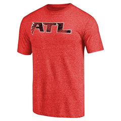 NFL Atlanta Falcons Distressed Alternate Logo Secondary Tri-Blend T-Shirt