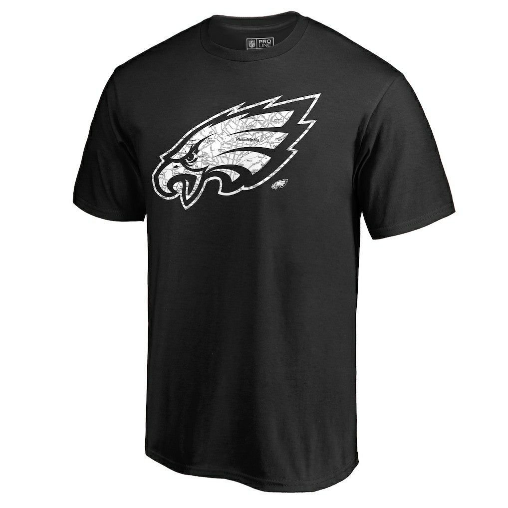 NFL Philadelphia Eagles Hometown Collection On The Map T-Shirt